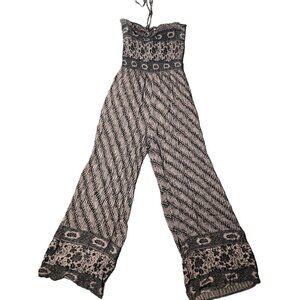 Free People Boho strapless jumpsuit, size M.
